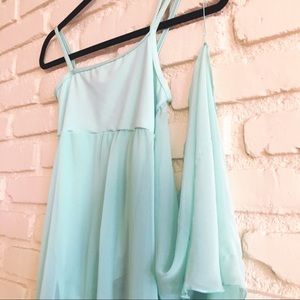 Mint green dance dress